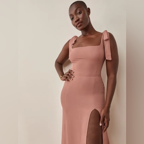 Reformation Twilight Dress in Praline I Size 4 P - Picture 4 of 4
